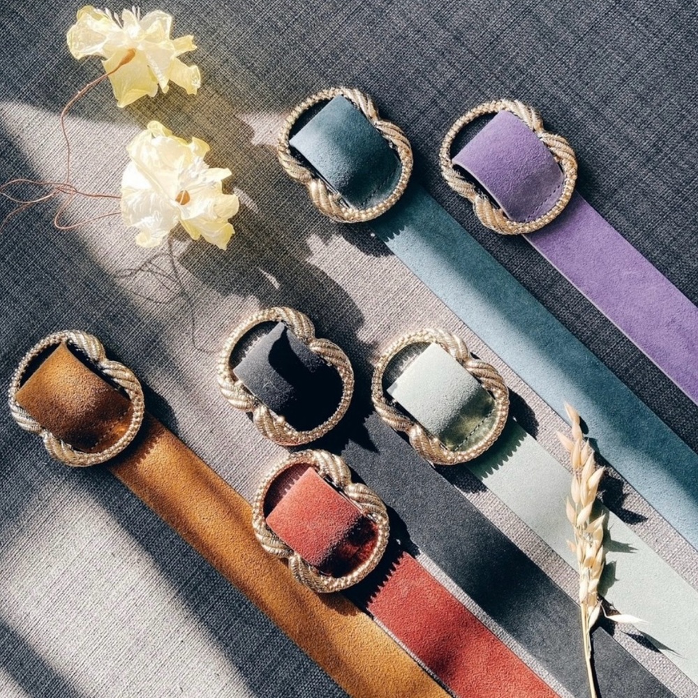 Sezane Artemis Belt Mauve size 80